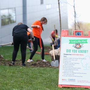 "When it Comes to Sustainability, the Earth is Our Nest," say BGSU Falcons