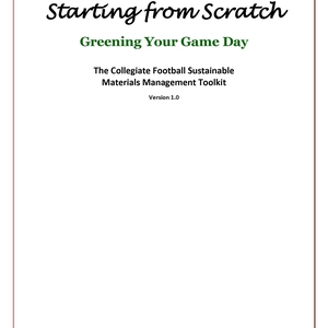 Starting from Scratch: Greening Your Game Day