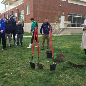 Carbon Neutral Green Basketball Game Tree Planting