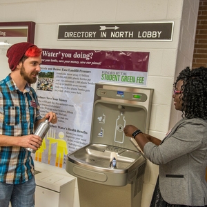 Southern Illinois University water bottle fill stations