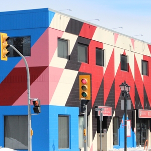 The University of Winnipeg's Star Blanket Mural