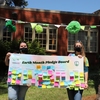 Earth Month Pledge Board signed by Florida State students who vowed to be more sustainable in their daily lives.