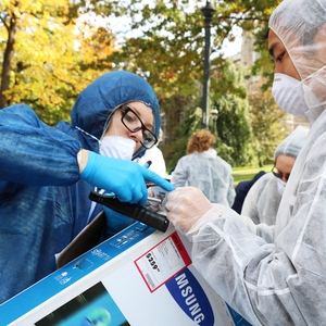 Lehigh University Conducts Residential Hall Waste Audit on Campus Sustainability Day