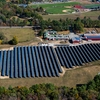 Solar field and rooftop installations at the David Ames Clock Farm at Stonehill College