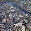 Lowell Aerial Showing Critical Nature of Canal Bridge Network