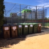 Compost and Recycling Bins for Collection