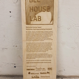 Interpretive Signage for Bee House Lab