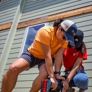 Ball State University students incorporate passive house principles into a design-build of low-income housing which won the DOE Solar Decathlon