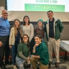 First-Place winning team of the Greenspace Sustainability Design Make-A-Thon with the Director of Landscape Architecture and Interim UCF President.