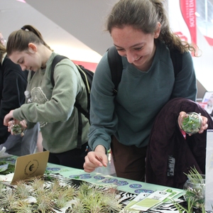 Students at the Earth Day Fair