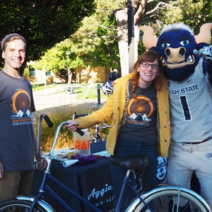 Bike to Breakfast at Utah State University