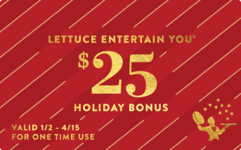 holiday bonus card