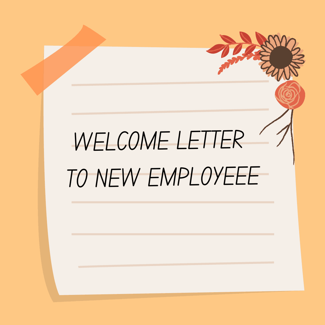 How Do You Write A New Employee Welcome Letter