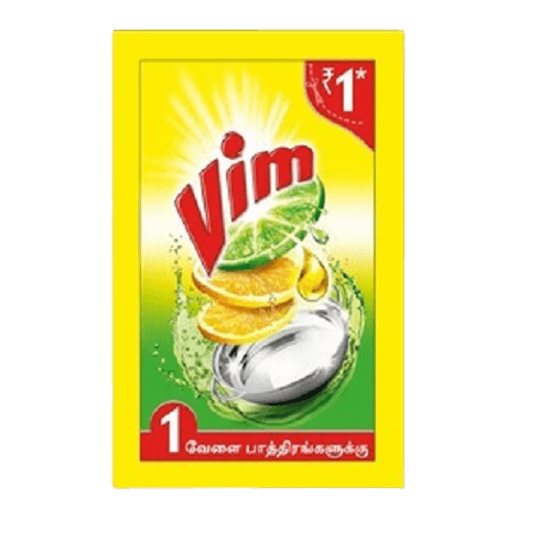 Vim Dishwash Gel Liquid Lemon Sachet Re.1