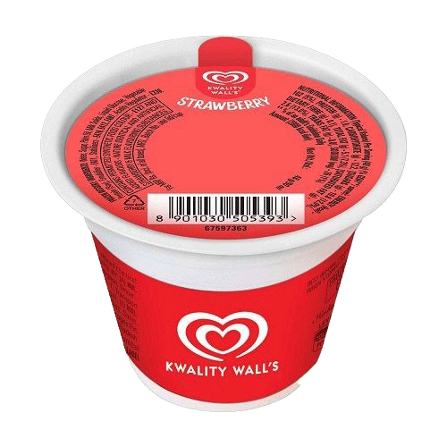 Kwality Walls Strawberry Supreme cup 90ml