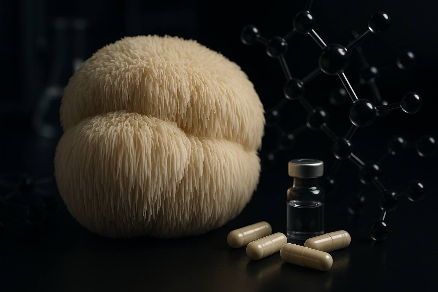 Lion’s mane (hericium erinaceus)