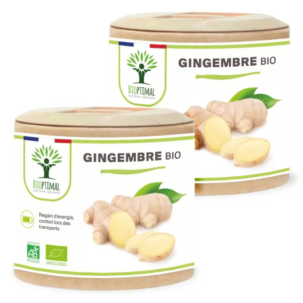 Gingembre bio - 2 x 60