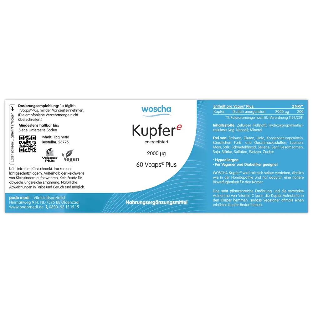 WOSCHA Kupfer Energetisiert — woscha