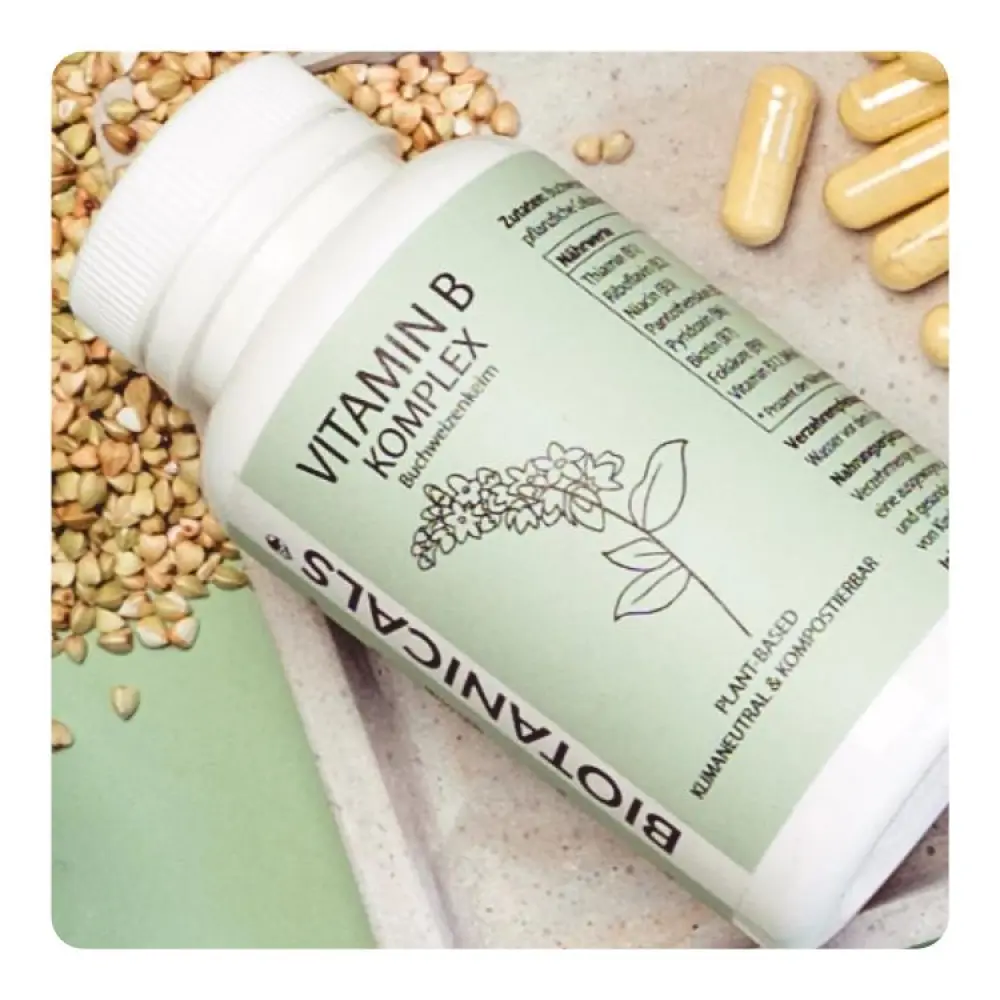 Vitamin B Komplex Kapseln - Vegan / aus Buchweizen — Biotanicals