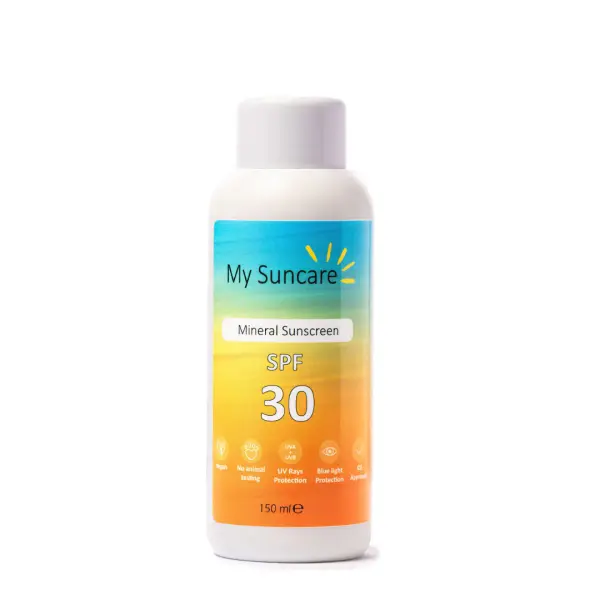 Mineralische Sonnencreme SPF 30 mit Zinkoxid – Gesicht & Körper – Natürlich & Vegan