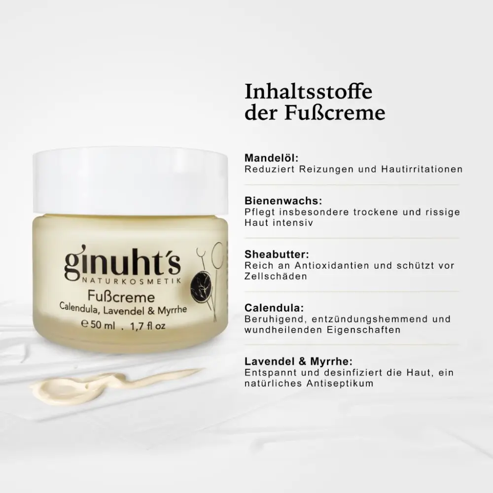 Crème pour les pieds — ginuht's Naturkosmetik