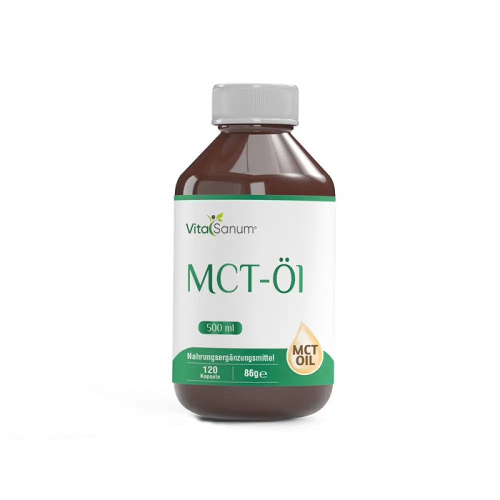 VitaSanum Huile MCT 12 g par portion – 500 ml — VitaSanum