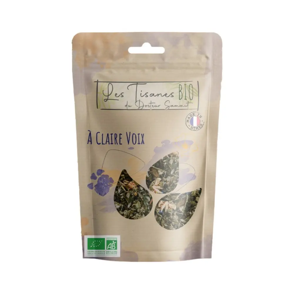 À Claire Voix - Tisane des chanteurs bio, plantes en vrac — Herboristerie du Docteur SAMMUT