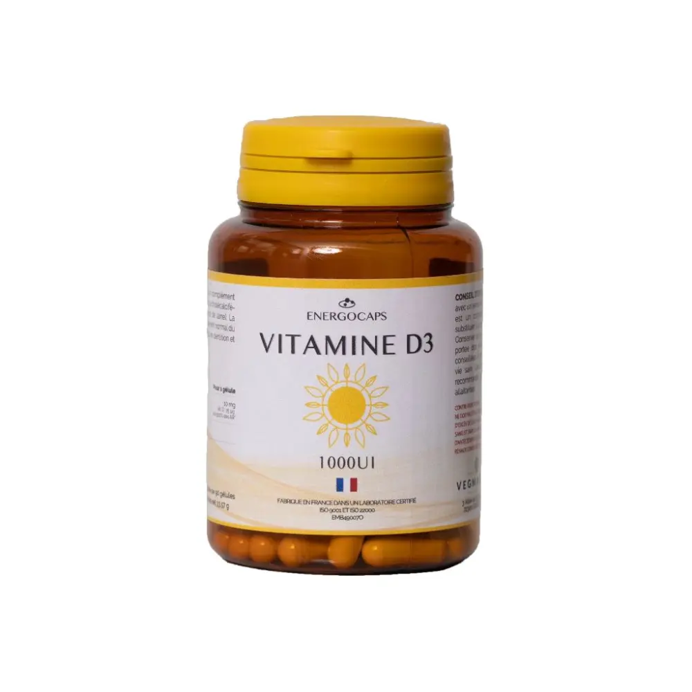 EnergoCaps VITAMINE D3 — VEGMARINE