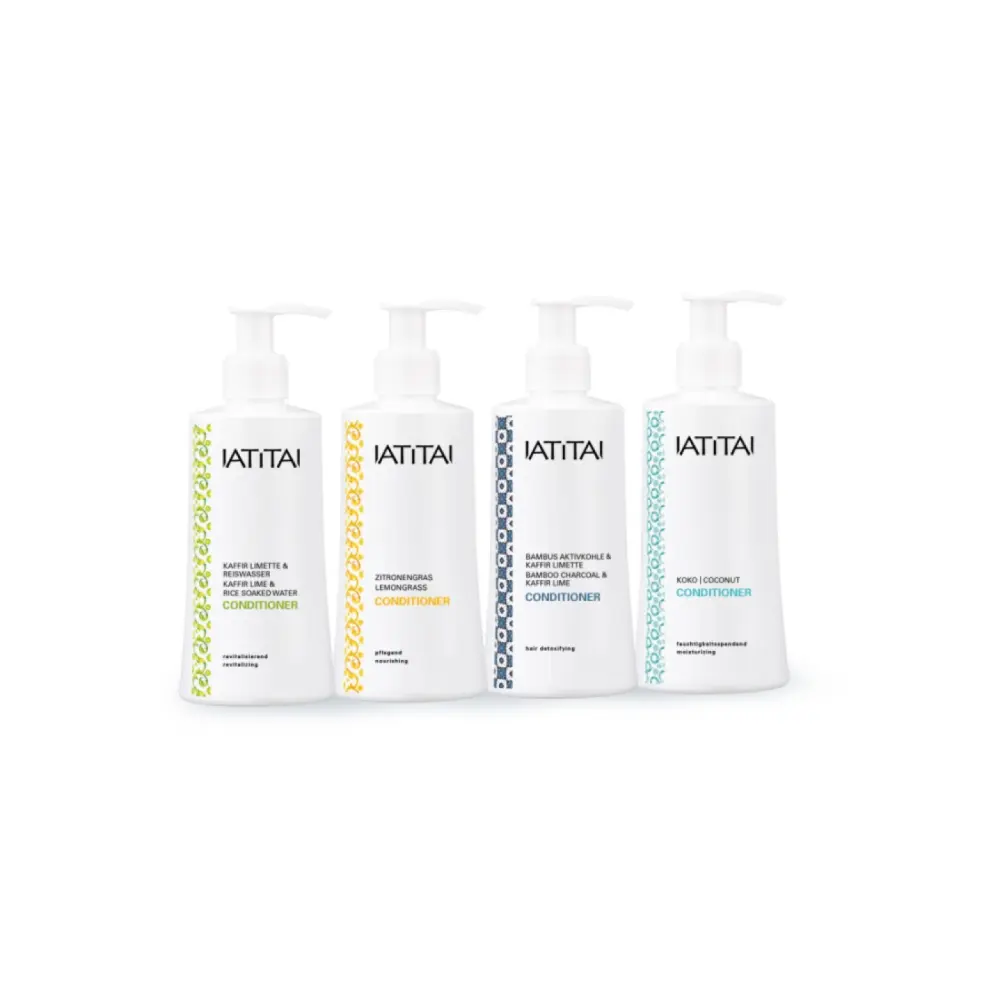 Après-shampooing au Charbon actif de bambou & citron vert Combava — IATITAI