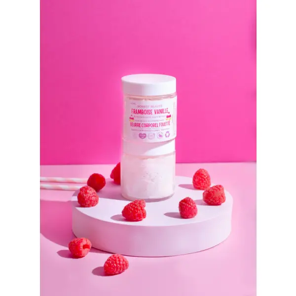 Beurre Corporel Fouetté Framboise & Vanille - 200ml