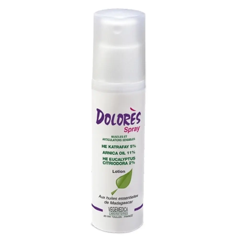 DOLORES® Spray - Douleurs musculaires — Laboratoires Vegemedica