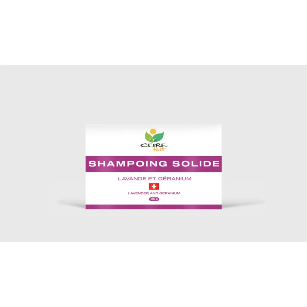 Festes Shampoo Lavendel & Geranium — CureNat