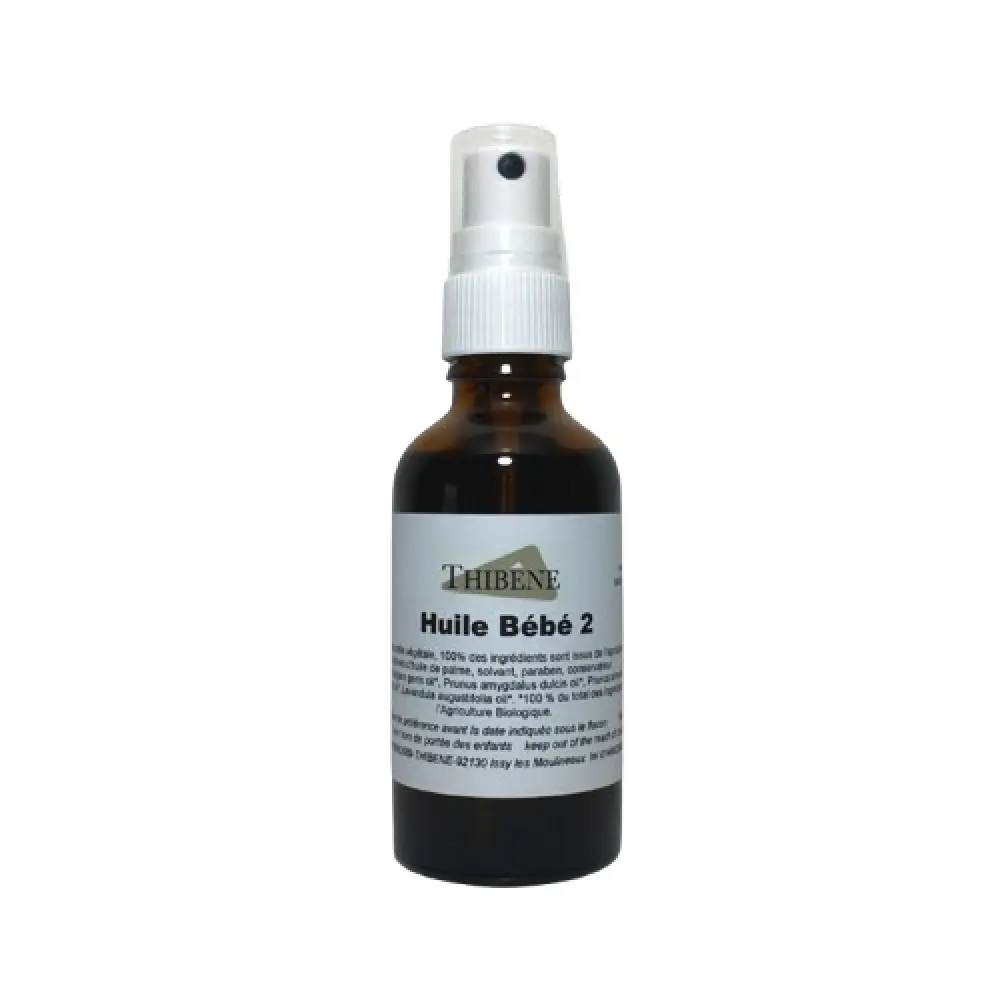 Huile massage bébé 2 — Thibêne