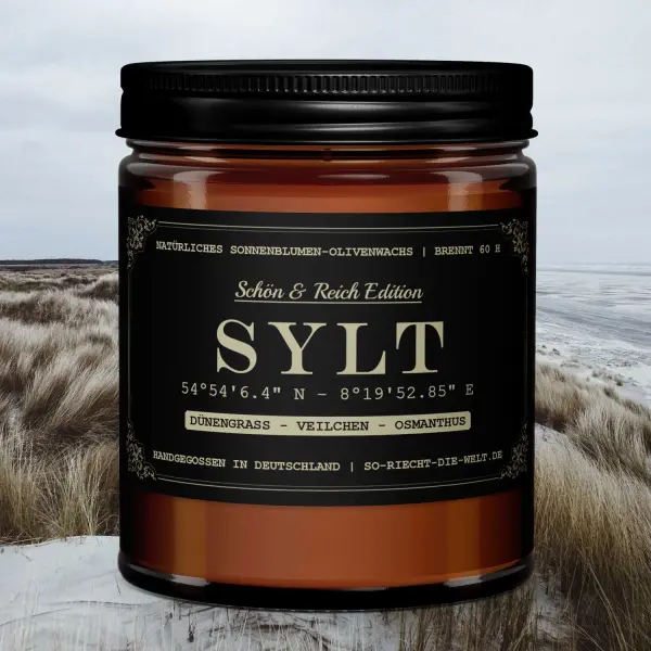 Bougie Sylt - Belle et riche édition - Dune Grass | violettes | Osmanthe