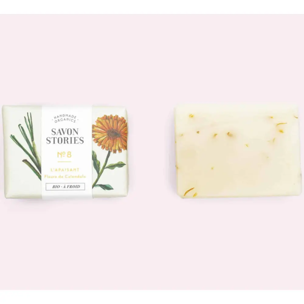 N°8 L’Apaisant - Savon Calendula & Citronnelle - 100 g — Savon Stories