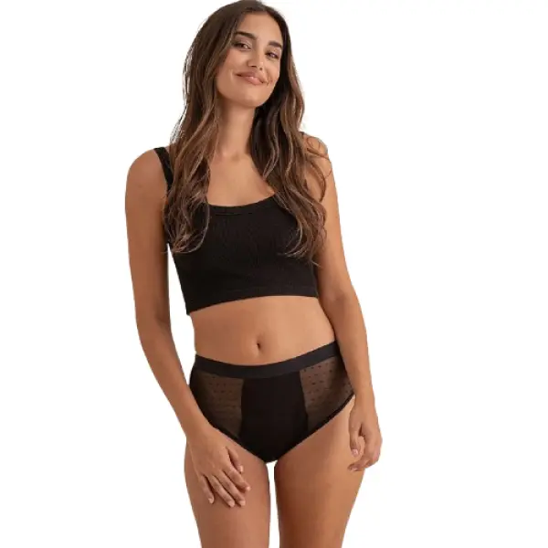 Charlotte - 2 Culottes Menstruelles - Flux Abondant - M