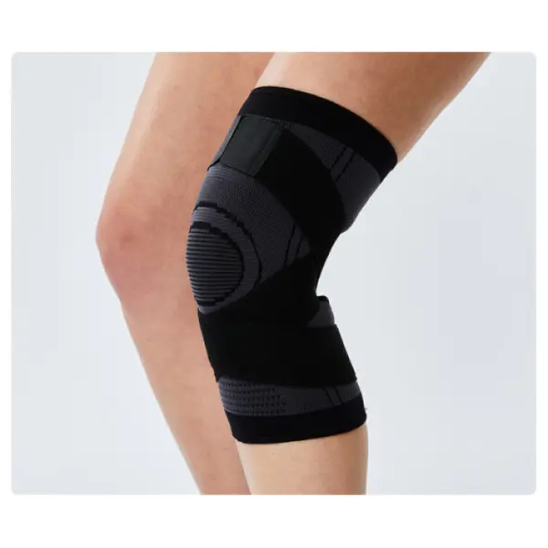 Kniebandage G Run - Schwarz - XL