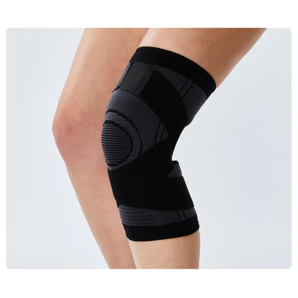 Kniebandage G Run - Schwarz - XL — BandagenPlus