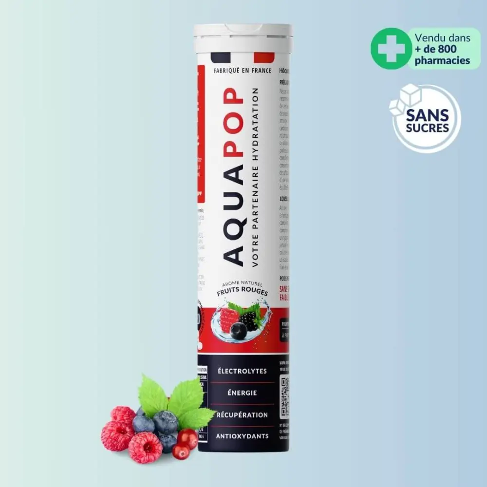 Aquapop - Pastilles Électrolytes Fruits rouges — Hedonist Labs