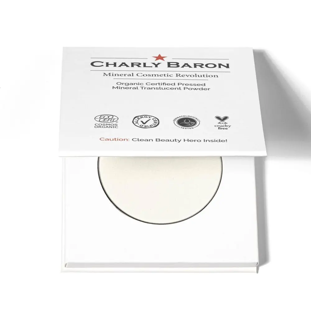 Organic Certified Mineral Translucent Powder* - Der mattierende Multi- Problemlöser — Charly Baron - Mineral Cosmetic Revolution
