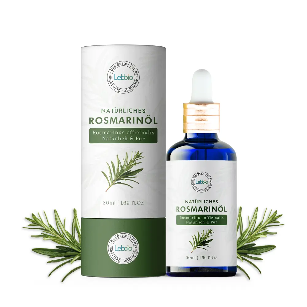Huile de romarin – 100% pure et naturelle — Lebbio