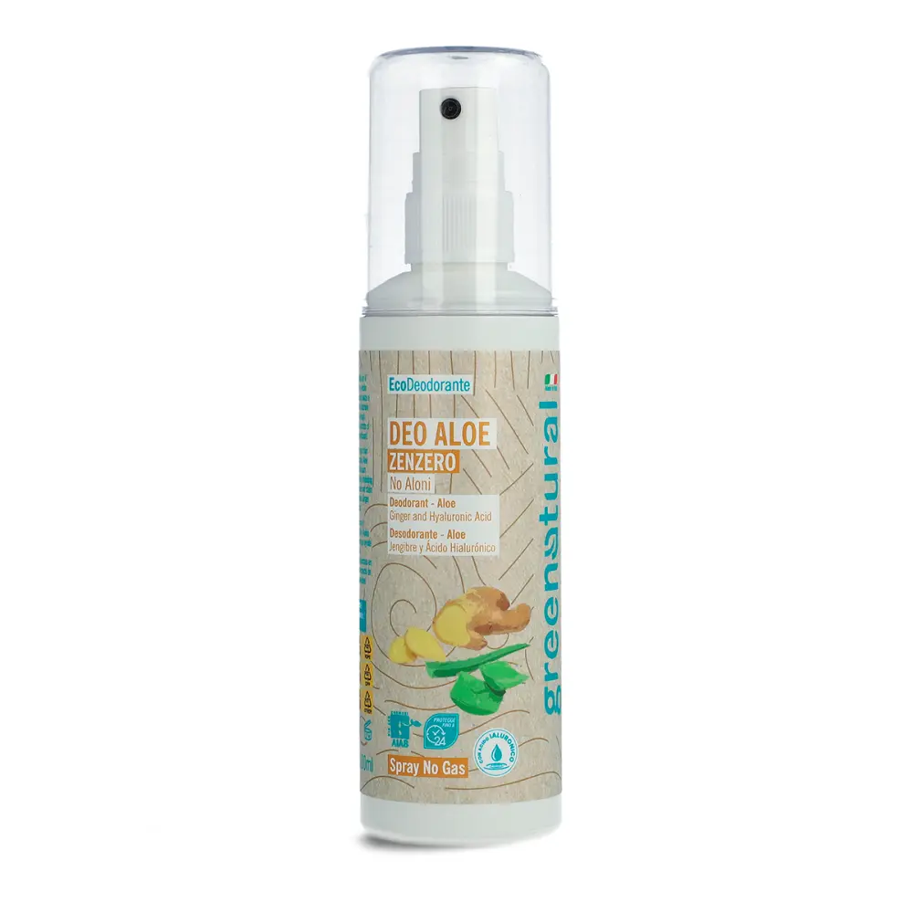 Deodorante Aloe Spray Zenzero — greenatural