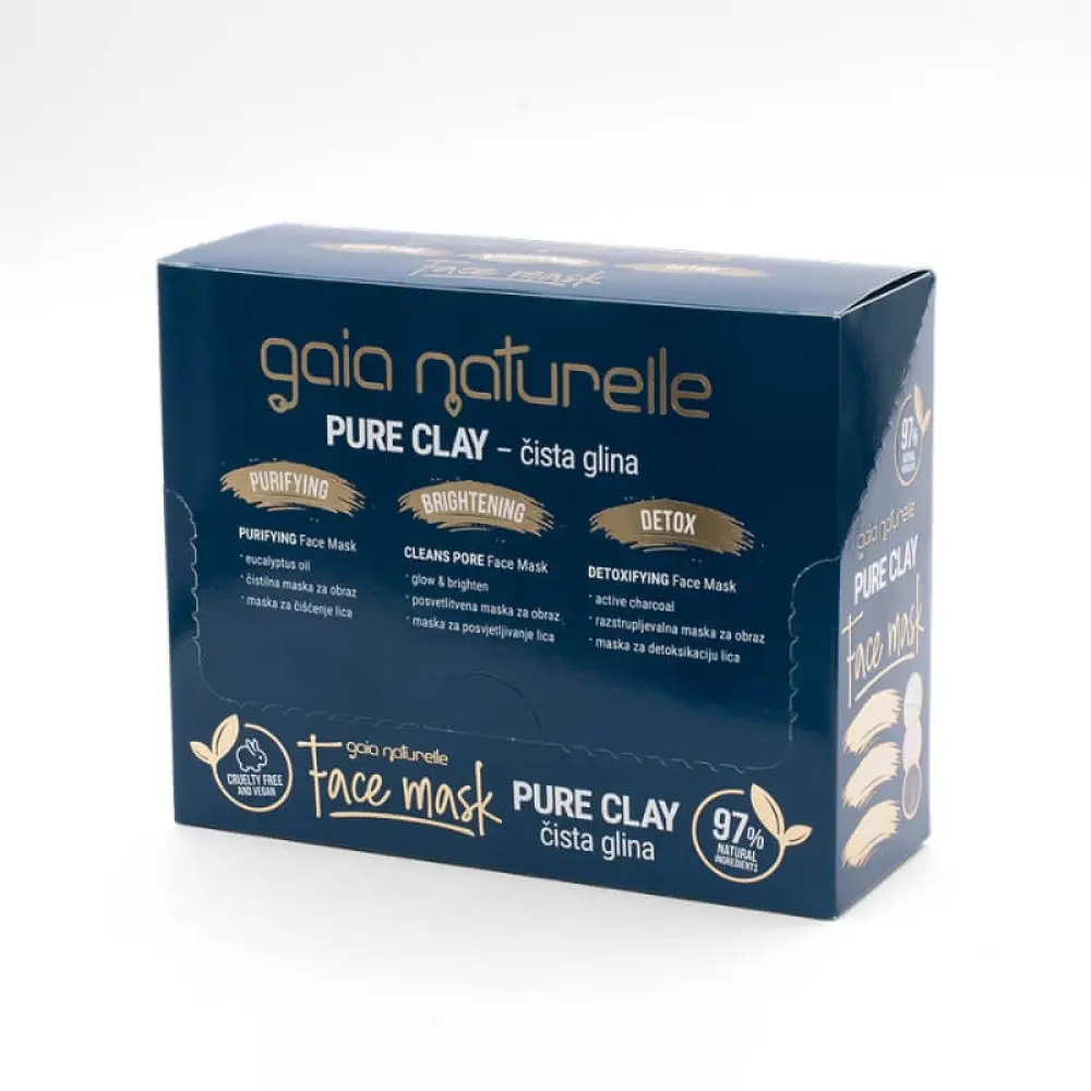 Natürliche Gesichtsmasken 3 in 1 — Gaia Naturelle