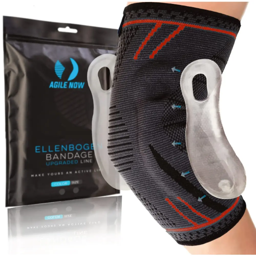 Ellenbogenbandage Upgraded Rot — Agile Now
