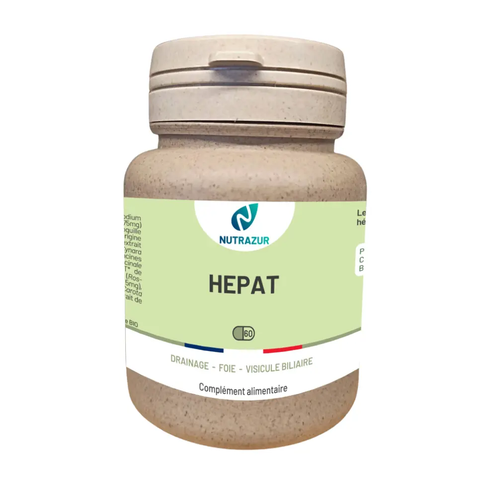 Hépat - Lenteur digestive, cure détox, ballonnement — Nutrazur