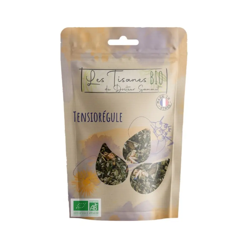 Tensio Régule - Tisane Hypertension BIO, 5 plantes — Herboristerie du Docteur SAMMUT