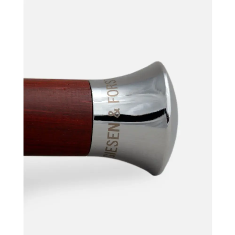 Rasoir avec manche en bois de padouk - peigne ouvert — Giesen & Forsthoff Solingen
