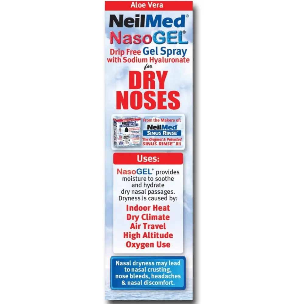Spray nasal hydratant à l'hyaluronate de sodium et aloe vera - 30 mL — NeilMed®