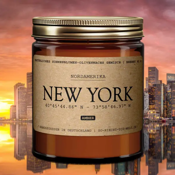Bougie New York - Ambre