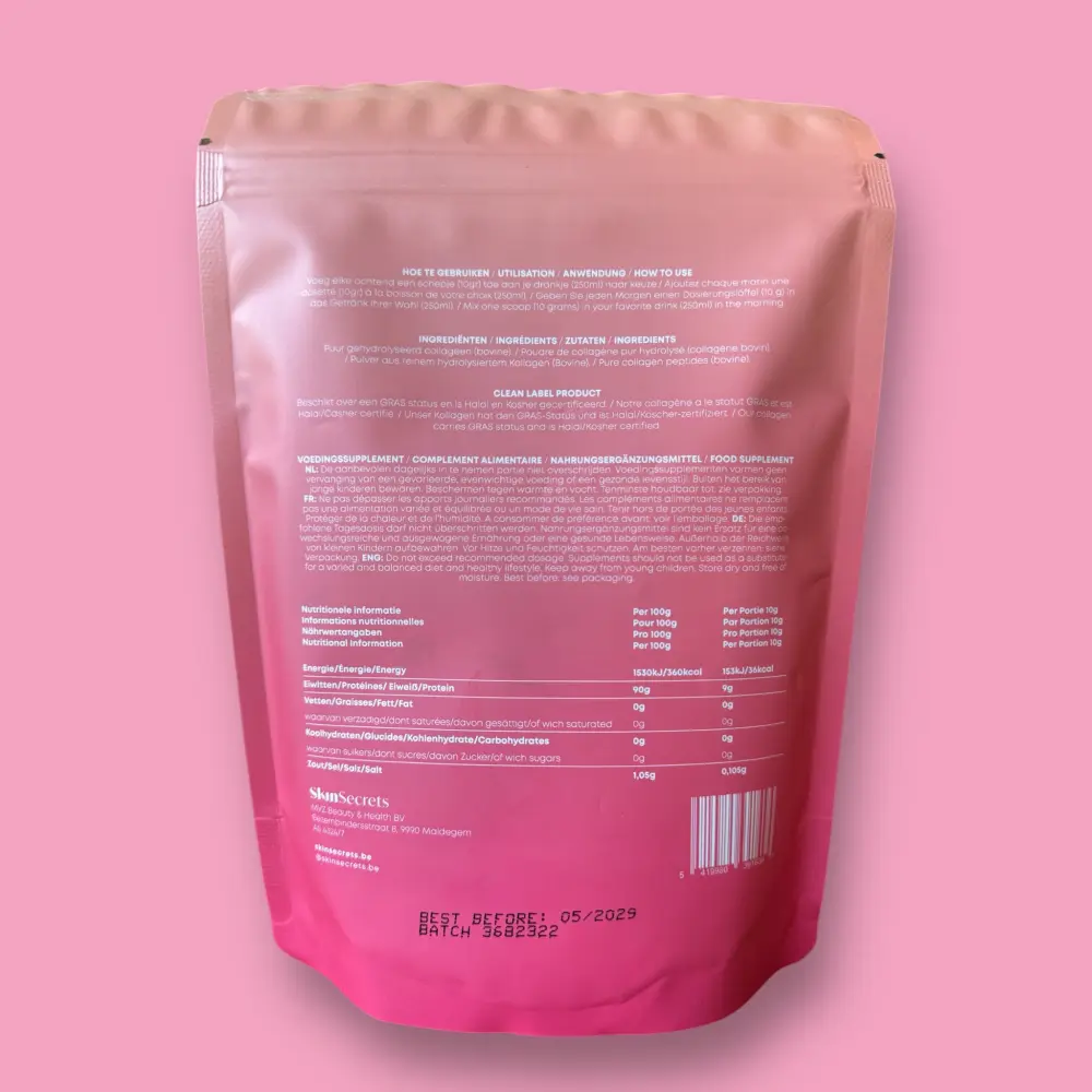 Collagène bovin hydrolysé 10 g - poudre 300 g — SkinSecrets